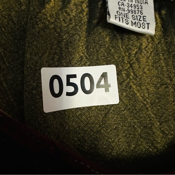 Mini Dress Embroidered Acid Wash Sleeveless Made In India One Size Brown Green - Picture 9 of 9